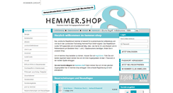 Desktop Screenshot of hemmer-shop.de