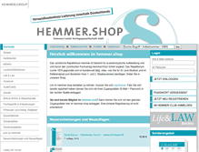 Tablet Screenshot of hemmer-shop.de